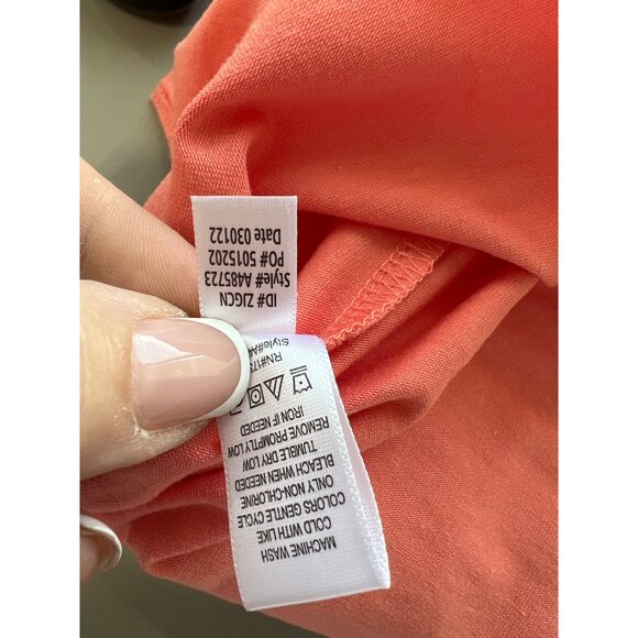 Koolaburra by UGG Jersey Short Sleeve Tunic Top Womens XS Faded Rust T Shirt NEW - Picture 8 of 8